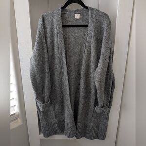 a new day Women's Gray Cardigan Sweater